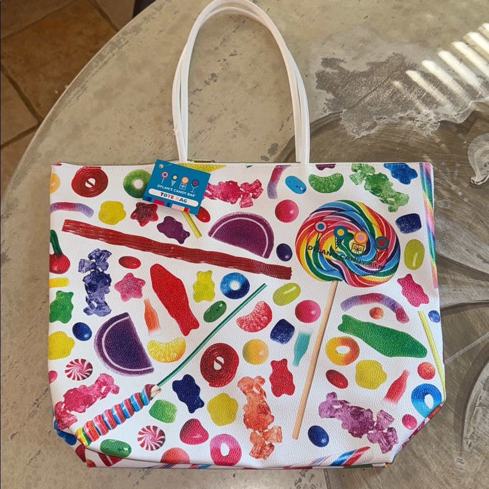 Dylan’s Candy Bar Bag! Tote new with tag Gummy Bear Swedish Fish Twizzlers